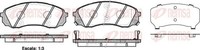 Remsa Bremsbelagsatz, Scheibenbremse 1291.02 FüR Hyundai Kia