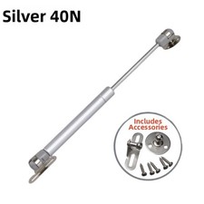 Stainless Steel Gas Spring Support Rod for Overhead For Cabinets Silver