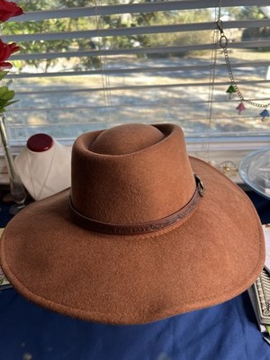 IDYLLWIND WOMEN'S SHE'S A BOSS LADY FELT WESTERN FASHION HAT Rust Brown