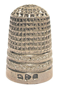 Antique Sterling Silver Thimble by Charles Horner  Hallmarked 1900  Rd 73626