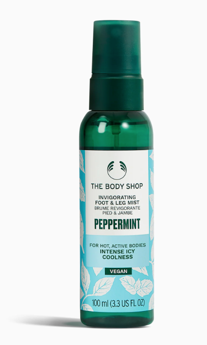 The Body Shop Peppermint Invigorating Foot & Leg Mist Intense Icy Coolness 100ml