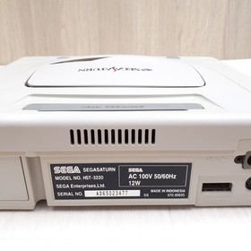 Sega Saturn Console Bundle with 3 Games & 2 Controllers V. Fighter Nights Japan