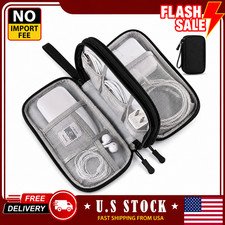 Electronics Accessories Organizer Bag Travel Cable Case for Charger USB SD Cards