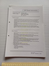 Kawasaki ZXR 750 R (ZX750-L1.M1) 1993 Model Information cartella stampa inglese