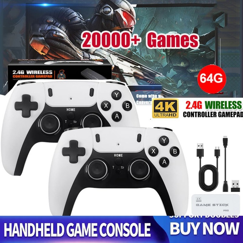 HDMI Wireless Retro Game Console Plug and Play 2.4G Video Game Stick Kids Gifts