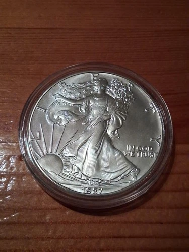 1987 American Silver Eagle Coin 1oz BU (Brilliant Uncirculated) Condition