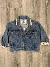 Vintage Planet Hollywood Reno NV Kids Denim Jacket Size 6
