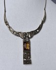 Vintage Miracle Brand Ethnic Bib Statement Necklace Geometric Celtic — photo 3