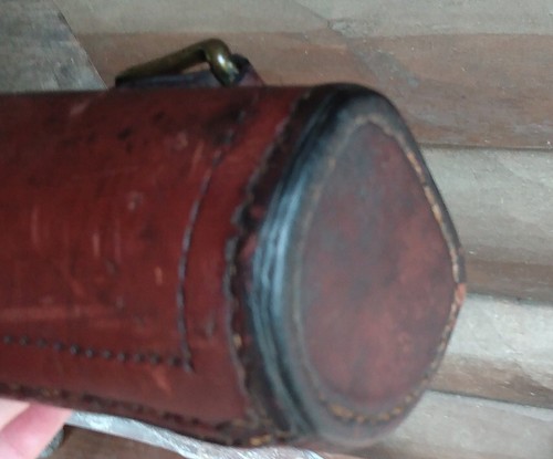 Vintage VLA von Lengerke Antoine Chicago Leder Takedown Schrotflinte Gewehr Waffenetui - Bild 19 von 19