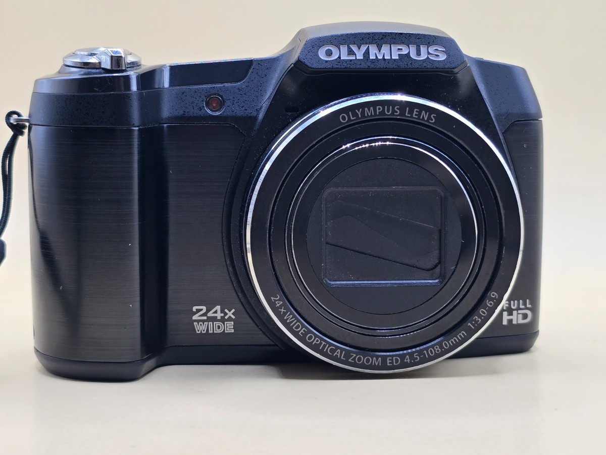 Olympus Stylus SZ-16 16.0MP Black Full HD Digital Camera 24xZoom