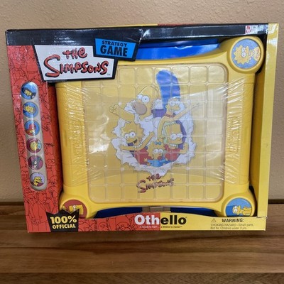 The Simpsons Othello Strategy Board Game Sababa 2006 Apu Nelson Moe Skinner NEW