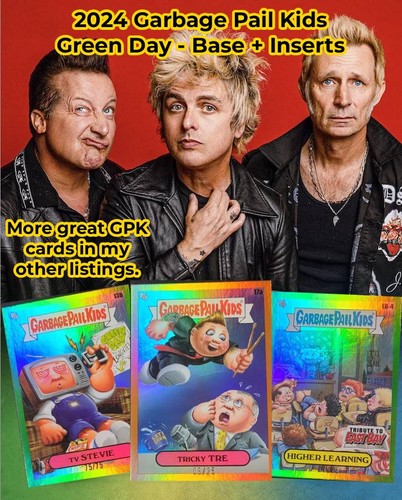 2024 Topps Garbage Pail Kids Green Day - U PICK - NM-MT (Base/Inserts/Numbered)