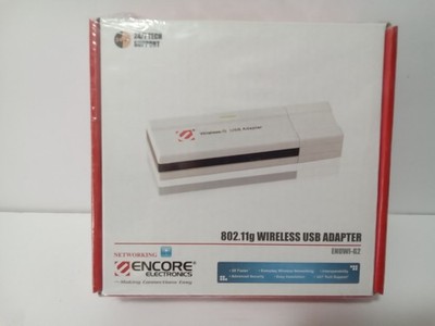 BRAND NEW Encore Electronics 802.11g ENUWI-G2 Wireless USB Adapter