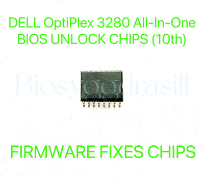 DELL OptiPlex 3280 All-In-One, ADMIN NO PASSWORD BIOS CHIP PREPROGRAMMED CHIP