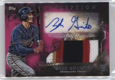 2018 Topps Inception Magenta 64/75 Zack Granite #IAP-ZG Patch Auto 1cc7