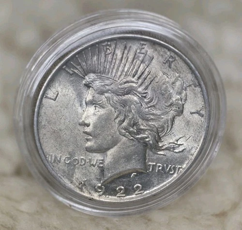 1922 Peace Silver Dollar 90% Unc