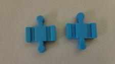 Thomas Wooden Railway Double Male Adapter Track Pieces x 2 Early Engineers