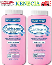 Caldesene Medicated Protecting Body Powder with Zinc Oxide and Cornstarch 2 pack