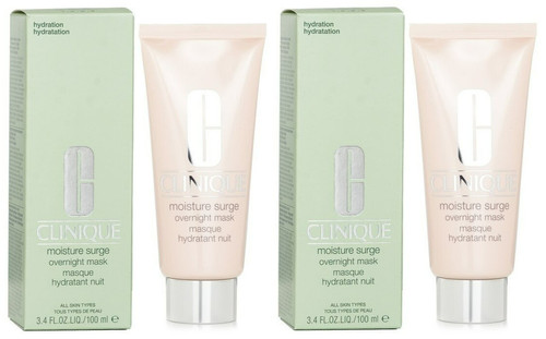 Lot of 2 Clinique Moisture Surge Overnight Mask 3.4oz/100ml Full Size Each NIB