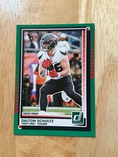 2025 Panini Donruss        Dalton Schultz        # 27          PRESS PROOF GREEN