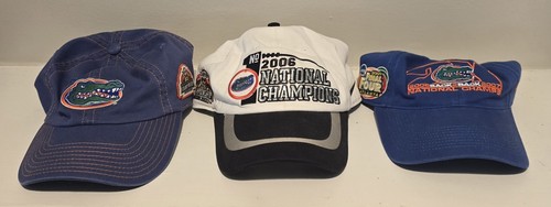 Florida Gators Hat Lot (3) Nike Basketball & Football National Championship 2007