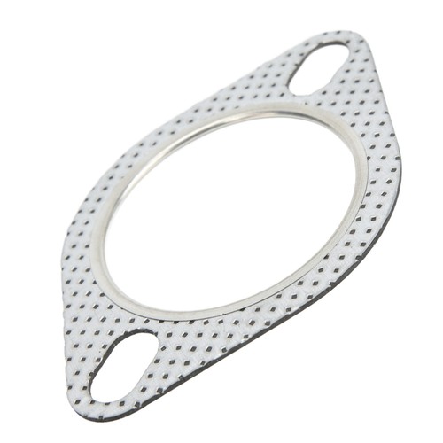 Down Pipe Gasket Exhaust Flange Gasket Heat Resistant Reinforced Steel 2 Holes - Picture 2 of 12