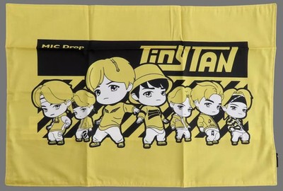 BTS TinyTAN Mic Drop Pillow Case Cushion Cover Cotton Fan Gift