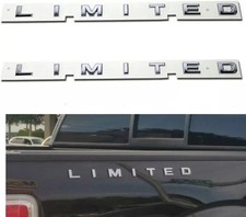 2x Bedside Limited Emblem Badge 3d Letter Replacement Pickup Chrome