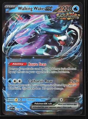 Walking Wake ex 127 SV: Scarlet & Violet Black Star Promo Pokemon Card