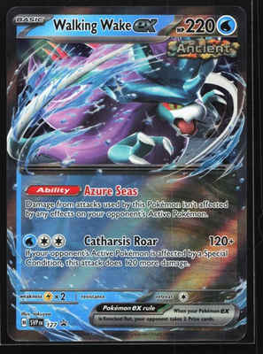 #ad #ad Walking Wake ex 127 SV: Scarlet amp; Violet Black Star Promo Pokemon Card $1.79