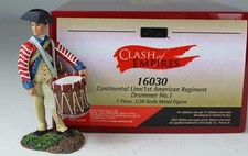 W.Britains Clash of Empires-Continental Line 1st American Rgt Drummer-1 16035