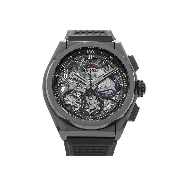 Zenith Defy El Primero Ceramic Auto 44mm Rubber Strap 21 49.9000.9004/78.R582