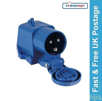 Powerpart 230V 3-polige Steckdose Steckdose Wohnwagen Gastronomie Anhänger VW Camper PO112