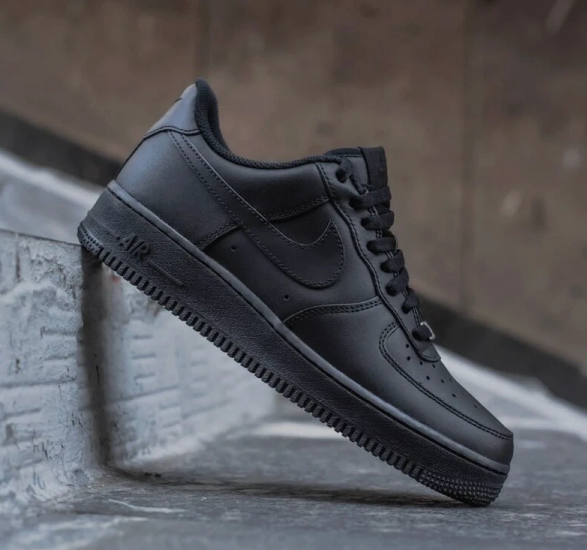 Nike Air Force 1 '07 Triple Black | eBay