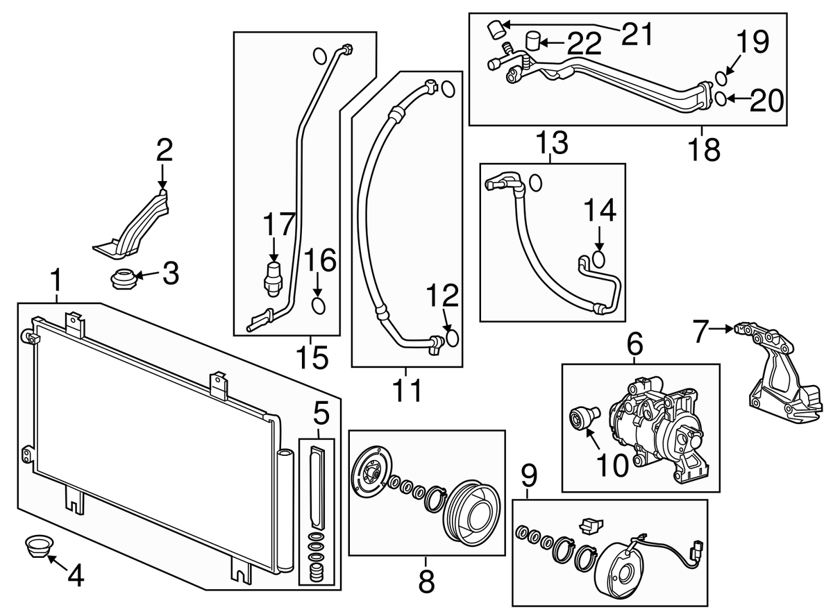 Genuine Honda O-Ring (8MM) 80873-ST7-000 | eBay
