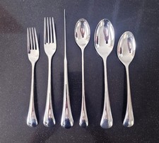 6pc DANSK Designs Japan TORUN Stainless Silverware/Flatware Place Setting NEW 6pc DANSK Designs Japan TORUN Stainless Silverware/Flatware Place Setting NEW - Image 1