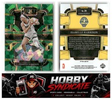 2024 Panani Select WNBA #24 Isabelle Harrison Green Cracked Ice