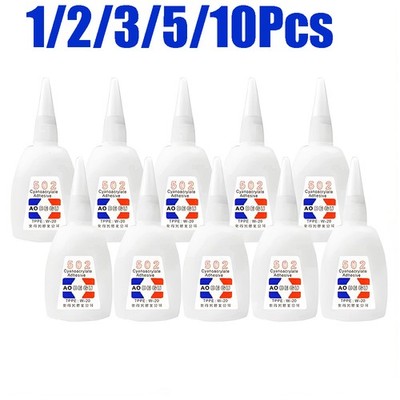 502 Super Glue Cyanoacrylate Instant Adhesive Strong Adhesion  Fast Repair Glue 