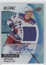 2023 Upper Deck Allure Rookies Blue Line Jersey 14/75 Will Cuylle #101 Auto 4z8