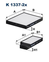 Filtron Innenraumfilter K 1337-2X Partikelfilter FüR KIA CEE ED PRO FD Hyundai