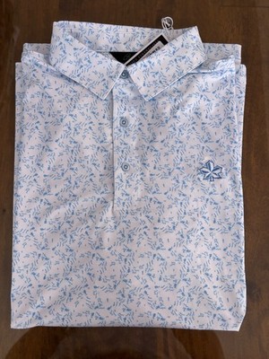 NWT MEN'S BOBBY JONES POLO, SIZE: M, COLOR: SKY BLUE (M4.3)
