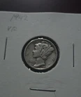 1942 Mercury Dime Very Fine Silver 10C Circulated Uncertified