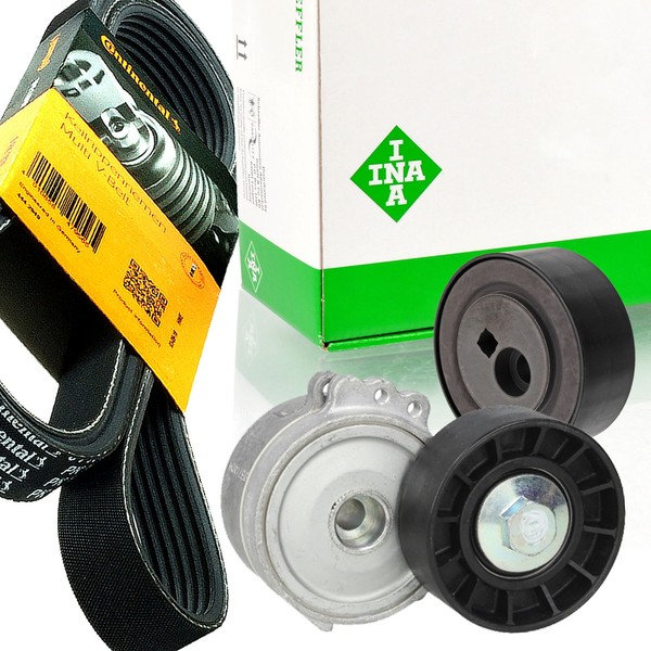 Conti 6PK1733 Keilrippenriemen-Satz + Spanner FüR C5 Xantia 2.0D-image