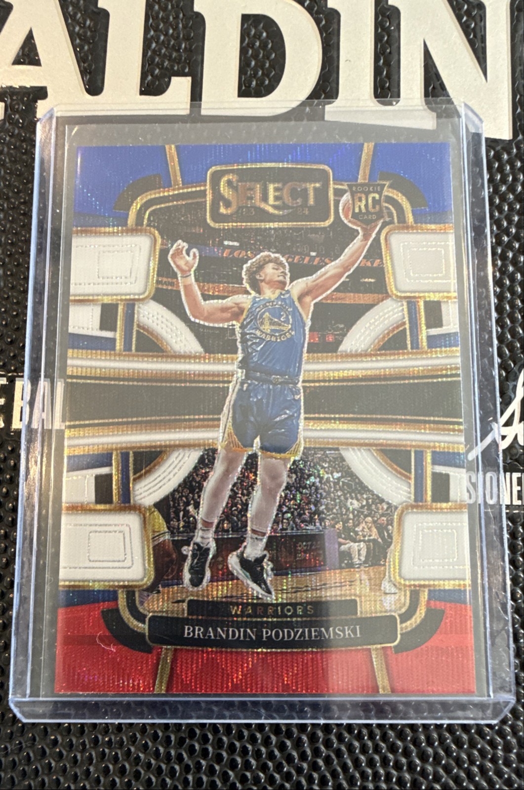 2023-24 Panini Select - Concourse Brandin Podziemski #93 Tri-Color Prizm (RC)