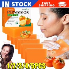 5/3x Persimmon Body Wash for Strong Odor Control, Natural Persimmon Soap Bar Ol
