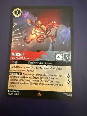 Mushu - Your Worst Nightmare 142/204 Reign of Jafar Regular