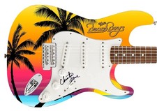 The Beach Boys Christian Love Signed Custom Graphics Photo Guitar