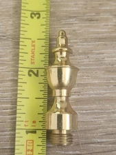 Solid Brass Urn/Lamp Finial  1-1/2" Vintage