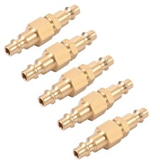1/4" Coupling x 1/4" Inch NPT Female Male Brass Air Hose Quick Connect Adapt...