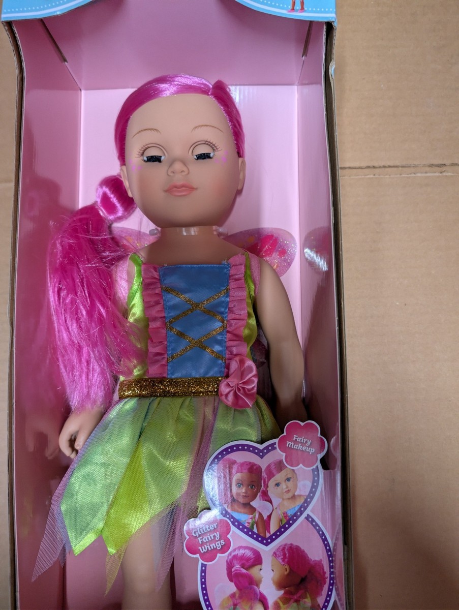 My Life As 19628 Shayleigh Posable 18-inch Doll Pink Hair Blue